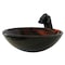 Novatto MIMETICA Glass Vessel Bathroom Sink Set, Oil Rubbed Bronze NSFC-025057ORB - alternate 2